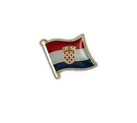 Clj Charles Le Jeune Pin's Drapeau Croatie Flottant - Croate - Drapeaux - qualité de finition - Epingle - Broche - Badge - PINS EUROPE