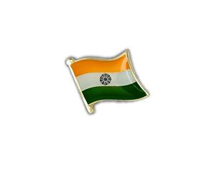 Clj Charles Le Jeune Pin's Drapeau Inde Flottant - Indien - Drapeaux - qualité de finition - Epingle - Broche - Badge - PINS ASIE OCEANIE
