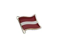 Clj Charles Le Jeune Pin's Drapeau Lettonie Flottant - Drapeaux - qualité de finition - Epingle - Broche - Badge - PINS EUROPE