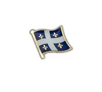 Clj Charles Le Jeune Pin's Drapeau Québec Flottant - Québécois - Drapeaux - qualité de finition - Epingle - Broche - Badge - PINS AMERIQUE DU NORD