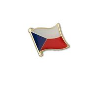 Clj Charles Le Jeune Pin's Drapeau République Tchèque Flottant - Drapeaux - qualité de finition - Epingle - Broche - Badge - PINS EUROPE