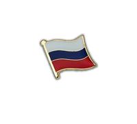 Clj Charles Le Jeune Pin's Drapeau Russie Flottant - Russe - Europe Continentale - qualité de finition - Epingle - Broche - Badge - PINS EUROPE