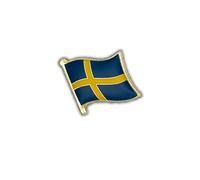 Clj Charles Le Jeune Pin's Drapeau Suède Flottant - Drapeaux - qualité de finition - Epingle - Broche - Badge - PINS EUROPE