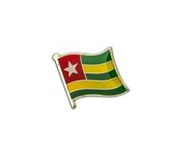 Clj Charles Le Jeune Pin's Drapeau Togo Flottant - Togolais - Drapeaux - qualité de finition - Epingle - Broche - Badge - PINS AFRIQUE