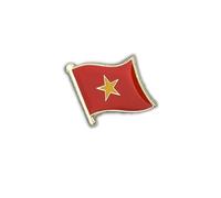 Clj Charles Le Jeune Pin's Drapeau Vietnam Flottant - Vietnamien - Drapeaux - qualité de finition - Epingle - Broche - Badge - PINS ASIE OCEANIE