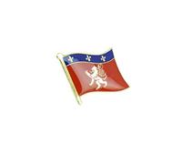 Clj Charles Le Jeune Pin's Drapeau Ville De France - Lyon - Drapeaux - qualité de finition - Epingle - Broche - Badge - PINS VILLES DE FRANCE