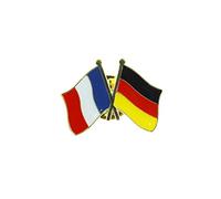 Clj Charles Le Jeune Pin's Drapeaux Jumelage France Allemagne - Union Européene - qualité de finition - Epingle - Broche - Badge - Jumelage et Fraternité
