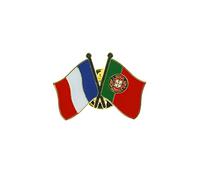 Clj Charles Le Jeune Pin's Drapeaux Jumelage France Portugal - Union Européene - qualité de finition - Epingle - Broche - Badge - Jumelage et Fraternité