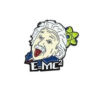 Clj Charles Le Jeune Pin's Emc2 Einstein - Science - qualité de finition - Epingle - Broche - Badge - PINS HUMOUR - ORIGINAUX