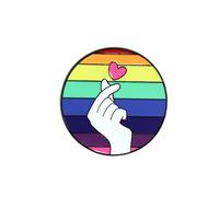 Clj Charles Le Jeune Pin's Gay Pride, Rond Arc En Ciel - Drapeaux - qualité de finition - Epingle - Broche - Badge - PINS ENGAGES