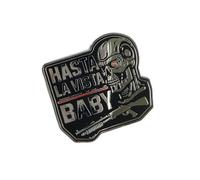 Clj Charles Le Jeune Pin's - Hasta La Vista, Baby - Tête de mort - qualité de finition - Epingle - Broche - Badge - PINS PHRASES ET CITATIONS