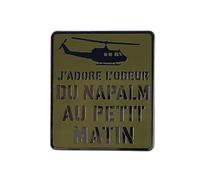Clj Charles Le Jeune Pin's - J'adore L'odeur Du Napalm Au Petit Matin - Militaire - qualité de finition - Epingle - Broche - Badge - PINS PHRASES ET CITATIONS