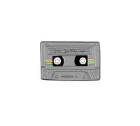 Clj Charles Le Jeune Pin's K7 1980 Grise - Musique - qualité de finition - Epingle - Broche - Badge - PINS HUMOUR - ORIGINAUX