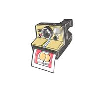 Clj Charles Le Jeune Pin's Polaroid - Métiers - qualité de finition - Epingle - Broche - Badge - PINS HUMOUR - ORIGINAUX