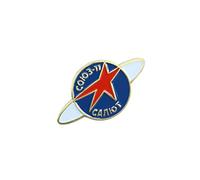 Clj Charles Le Jeune Pin's Vintage U R S S Espace, étoile Rouge Roscosmos - Communiste - Espace - qualité de finition - Epingle - Broche - Badge - SOVIETIQUE