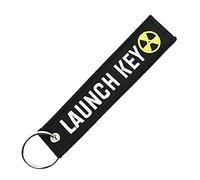 Clj Charles Le Jeune. Porte-clés. NUCLEAR LAUNCH KEY - DANS LA POCHE DE VLADIMIR, Synthétique. Noir. Fantaisie.