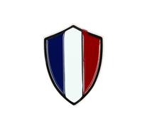 CLJ - Pin's - Blason bleu blanc rouge - Bleu blanc rouge France - Unisexe - Classique - qualité de finition - Epingle - Broche -