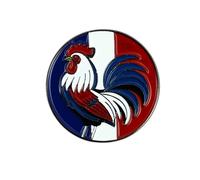 CLJ - Pin's - Coq Bleu Blanc Rouge - bleu blanc rouge - Unisexe - Animaux - qualité de finition - Epingle - Broche - Badge - PINS