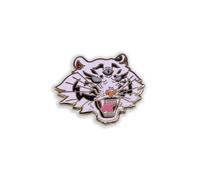 CLJ - Pin's - Tigre sauvage - Rose clair - Unisexe - Animaux - qualité de finition - Epingle - Broche - Badge - PINS ANIMAUX -