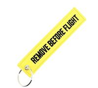 CLJ - Porte-clés - AIR SECURITY - Jaune - Sécurité aviation - Urgence