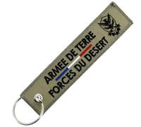 CLJ - Porte-clés - Armée de Terre - Forces du Désert - Beige sable du désert - Militaire - Saharien