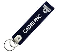 CLJ - Porte-clés - Cadre PNC - Cabin Crew Manager - Bleu Marine - Grades Aviation Civile - Élégance Française