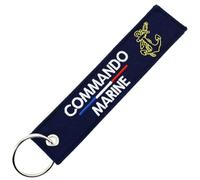 CLJ - Porte-clés - Commando Marine - Nationale - France - Bleu marine foncé - Militaire - Maritime