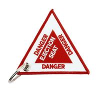 CLJ - Porte-clés - EJECTION SEAT - Rouge et blanc - Métiers - Urgence