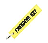 CLJ - Porte-clés - FREEDOM KEY - Jaune et Noir - Métiers - Urgence