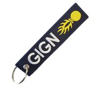 CLJ - Porte-clés - GIGN - Bleu marine foncé - Militaire -
