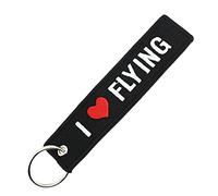 CLJ - Porte-clés - I LOVE FLYNG - Noir et blanc - Métiers - Urgence