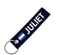 CLJ - Porte-clés - Juliet - Bleu Marine - Nautique - Maritime