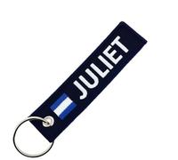 CLJ - Porte-clés - Juliet - Bleu Marine - Signaux Maritimes - Maritime