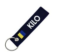 CLJ - Porte-clés - Kilo - Bleu Marine - Nautique - Maritime