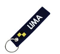 CLJ - Porte-clés - Lima - Bleu Marine - Signaux Maritimes - Maritime