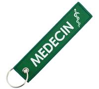 CLJ - Porte-clés - médecin - Docteur - santé - Vert - Métiers - Urgence