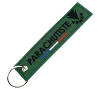 CLJ - Porte-clés - Parachutiste - Armée de l'air - France - Vert armée - Militaire -