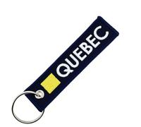 CLJ - Porte-clés - Quebec - Bleu Marine - Nautique - Codes internationaux