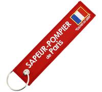 CLJ - Porte-clés - Sapeur Pompier de Paris - Rouge Pompier - Métiers -