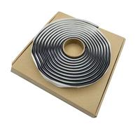 CLKE 1 Pcs Ruban Butyle,Joint Mastic d'Etanchéité en Cordon Préformé,Ruban Etanche Adhesif Butyle avec Boîte,pour Pare-Brise,Feux de Voiture et Cadre de Porte,Noir Rond,Env.9mm x 4m