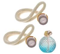 CLKE 2Pcs Mèches de Lampe à Huile,1.8cm Mèche de Remplacement de Lampe à Brûleur,Meche pour Lampe Berger,pour Diffuseur de Brûleur Laromathérapie(Or)