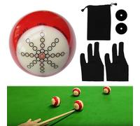 CLKE Boule De Billard, Entraînement à la Pratique Portable, Artefact Utilitaire, Accessoires America Pool Eight Ball