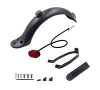 CLKE Ensemble de garde-boue arrière pour scooter Mi Xiaomi M365/M365 Pro, support de garde-boue arrière, accessoire de rechange pour scooter électrique, avec vis et bouchons à vis (noir)