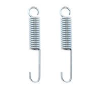 CLKE Longeur Ressort de Béquille Latérale en Métal, Support de Béquille Latérale Moto,Ressort de Rappel de Béquille,Ressort de Remplacement pour Moto,Scooter,Moto Electrique（120mm,Argent)