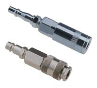 CLKE Lot de 2 adaptateurs convertisseurs de raccords d'air Euro et PCL, connecteurs BSP mâle 6,35 mm, connecteurs de ligne d'air