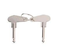 CLKE Lot de 2 clés de contact universelles pour tracteurs - Fermoirs de rechange pour camion, voiture, tracteur, remorque, pelleteuse, tondeuse à gazon