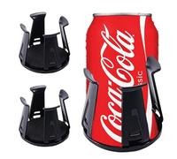 CLKE Lot de 2 porte-gobelets, porte-gobelets, porte-bouteilles, porte-gobelets, pour voiture, siège arrière, canettes, boissons