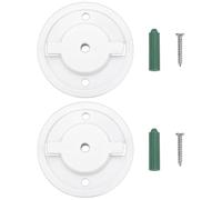 CLKE Lot de 2 supports muraux pour appareil photo Tapo C200 avec tp_link C210 - Accessoires compatibles avec appareil photo Tapo Outdoor - Support mural - Blanc - 55 cm - Avec vis