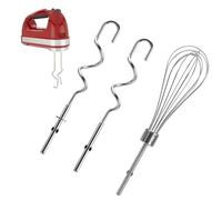 CLKE Lot de 3 crochets pétrisseurs batteur à main pour KHMPW | KitchenAid Kitchenaid Fouet en acier inoxydable pour batteur KitchenAid batteur à main batteur d'œuf de rechange Accessoires de cuisine