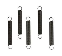 CLKE Lot de 5 ressorts de traction en acier inoxydable avec crochets, 1,2 x 10 x 70 mm Ressorts de serrage avec crochets, ressort de tension 70 mm de longueur libre, force de traction maximale 3,2 kg